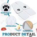 Drydiet Dog Traction Pad Dog Paddle Board Kayak Accessories 21.2 x 15.3 Inch Non Slip Deck Grip Mat Surfboard Traction Grip EVA Foams for Sup Skimboard Paddleboard Surfboard, about 21.2 x 15.3 x 0.2"