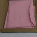 sancua Round Tablecloth - 60 Inch - Water Resistant Spill Proof Washable Polyester Table Cloth Decorative Fabric Table Cover for Dining Tables, Buffet Parties and Camping, Pink (60" (Round), Pink)