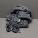 H.VERSAILTEX Sofa Cover 2 Piece T Cushion Armchair Slipcovers Thick Velvet Couch Cover Furniture Protector Stretch T Cushion Sofa Covers for 1 Cushion Couch with 1 T Cushion Covers, Stone Blue