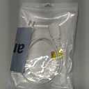 Small 3FT White Flat Extension Cord 2-Prong Polarized Light-Duty ETL Listed Power Cable,18AWG 125V 10A 1250W for Indoor Use,Slim Flexible Design for Holiday Lights, Lamps, Cameras & Small Appliances