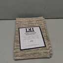 DII Woven Rag Rug Collection Recycled Yarn Variegated Rustic Stripe, 2x3', Stone (Brown)
