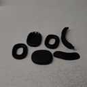 Silicone Case Cover for AirPods Max Headphones, Ear Pad Case Cover/Ear Cups Cover/Headband Cover for AirPod Max (USB-C/Lightning)(2024/2020),Accessories Silicone Protector for Apple AirPods Max, Black