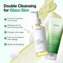 Anua Heartleaf Pore Control Cleansing Oil, Pore Cleanser, Sebum Care, Gentle Melting Oil Cleanser for Face, Safe For All Skin Type, Daily Hydrating Makeup Remover, Korean Skin Care (6.76fl.oz)