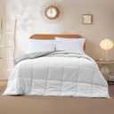 Modern Threads Down Alternative Reversible Comforter White/Gray Queen