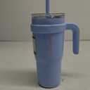 Reduce 24 oz Tumbler with Handle and Straw - Stainless Steel with Sip-It-Your-Way Lid - Keeps Drinks Cold up to 24 Hours - Sweat Proof, Dishwasher Safe, BPA Free - Glacier, Opaque Gloss