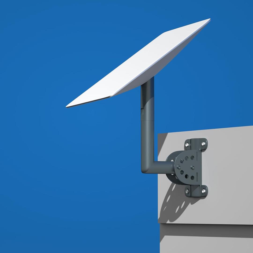 Adjustable Short Wall Mount Kit    , Compatible with Starlink Actuated V2, Includes Roof Mount Adapter,Star Links Internet Satellite Kit, for Short Eaves