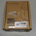 Set of 20 Veritek 14x1.5mm Black Wheel Lug Bolts for Aftermarket Custom Wheels Conical Seat 2.16 Inch 28mm Shank 17mm Hex