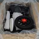 All Terrain Foldable Knee Scooter Walker - Economical Knee Walker for Foot Injuries, Compact Crutches Alternative - Black