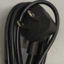 AGVEE 10ft Mini Fridge Power Cord Compatible with AstroAI Mini, Cooluli Mini, Chefman Mini, Koolatro, Frigidaire Fridge, Replacement 90 Degree Angled 18AWG ETL Listed 2-Prong Cable, Black