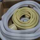 33 Ft Mini Split Line Set,Air Conditioning Copper Tubing Pipe Extension,1/4" & 3/8" 3/8" PE Thickened for AC and Heating Equipment Insulated with Nuts. (1/4+3/8)