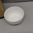 DOWAN 10 OZ Small Bowls, Ice Cream Bowls - 4.25" Ceramic Dessert Bowl Set of 6 - Porcelain Small Cereal Bowls, Side Dishes Dipping Bowl for Portion Control - Dishwasher Microwave SafeSoft White