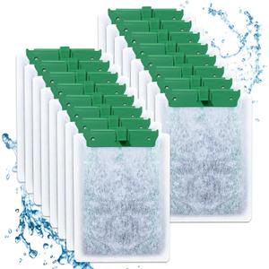 16PCS Medium Filter Cartridges Compatible with Tetra Whisper Bio-Bag Filter Cartridges Medium for Aquariums 10i IQ10 PF10, Fish Tank Filter Cartridges Power Filter Replacement for Tetra Filter