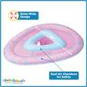 SwimSchool Infant Baby Pool Floats, Free Swimming, Super Buoyant  Ages 6-24 Months  Multiple Colors/Styles  Adjustable Canopies and Seats, Splash & Play Baby Floaties (Lil Narwal)