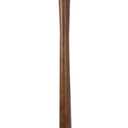 62" Tall Rustic Wood Floor Lamp for Living Room, Farmhouse Walnut Wood Floor Lamps with Linen Shade, UL Listed Standing Lamps with Wooden Base for Bedroom, Corner, Living Room, Office, Beige Shade