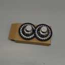 2PACK Universal Bathtub Drain Stopper Shower Hair Catcher Bathroom Sink Strainer, Tub Stopper with Visible Top Strainer, Brass Metal 3 in 1 Pop-up Stopper for Standard 1.1''~2.36'' Hole, Chrome