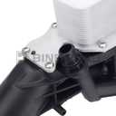 Engine Oil Cooler Filter Housing 11428596283 Compatible with BMW 230i 330i 430i 530i X3 X4 F22 F30 G30 G01 G02