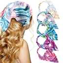 TOBATOBA Bandana Headbands for Women, 5 Pack Tie Dye Hair Bandanas for Women