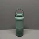 Momcozy 22oz Portable Breast Milk Cooler for Outdoor, Life Saver with 360 Total Cooling for 24 Hours, Larger Capacity Travel Breastmilk Chiller with 2pcs Baby Bottles for Breastmilk Storage, Green