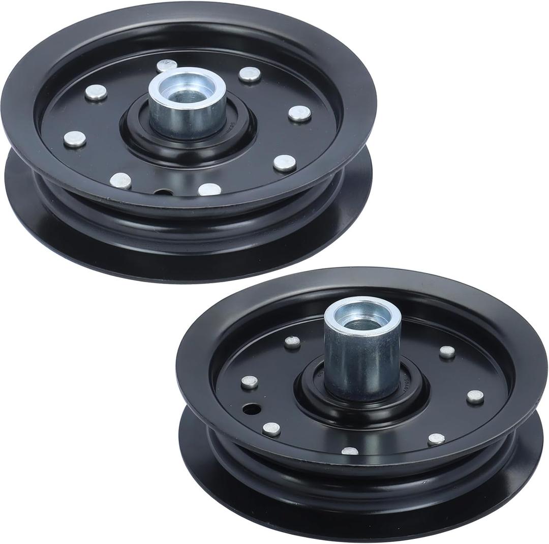 605512 Idler Pulley with 604219 Pulley Replaces 605512 Hustler Deck Pulley, Flat Deck Idler Pulley 605512 603986 for Raptor 52 Inch, 52 Hustler Raptor, Raptor Sd, Raptor 42 Inch Decks