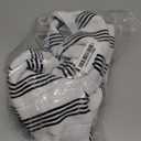 PRETTYGARDEN Summer Dresses for Women 2026 Casual Sleeveless Hollow Out Knit Side Slit Striped Beach Vacation Midi Dress M, White