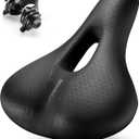 ROCKBROS Bike Seat Memory Foam Bike Saddle Comfortable Waterproof for City MTB Racing Bikes