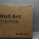 Framed Forest Landscape Wall Art for Living Room, Large 3 Piece Misty Pine Tree Nature Scenic Artwork for Walls, Rustic Woodland Sunset Canvas Painting Prints for Office Bedroom Wall Decor, 24x36 Inch