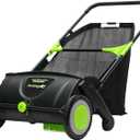 Earthwise LSW70021 21-Inch Width Leaf & Grass Push Lawn Sweeper, Black