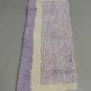 CozeCube Bath mats for Bathroom Non Slip, Fluffy Absorbent Microfiber Bath mat Washable, Aesthetic Bathroom Rugs, Small Purple Bath mat, Lavender, 24" x 16"