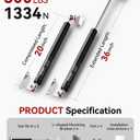 Vepagoo 36in 300lb/1334N Gas Struts for Heavy Duty with Brackets, 2 Pack