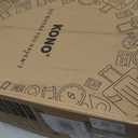 Kono Carry On Luggage 20 Inch Expandable 22x14x9 Airline Approved Hard Shell Travel Trolley 4 Spinner Wheels Lightweight Polypropylene Suitcase with TSA Lock, Pink