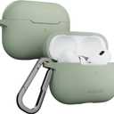 MAGEASY Designed for AirPods Pro 2 Case - Shockproof Protective Case for AirPods Pro & Pro 2, Stain-Resistant, Smooth & Skin-Friendly, Support Wireless Charging - Skin (Desert Green)