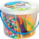 Perler Sunny Days Bright Color Fuse Bead Bucket, 5500 pcs