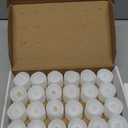 Homemory Cool White Flameless LED Tea Lights Candles, 200+Hour Battery Operated Fake Electric Votive TeaLights for Christmas, DIY Mood Lighting, Party, Holiday, Funeral, Home Decor, 24-Pack