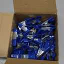 Honeydak 100 Pcs 2 Inch Mini Metal Spring Clamps Bulk 3/4 Inch Jaw Opening Rubber Tips Clips Small Spring Clips Heavy Duty Clamps for Crafts Backdrop Garden Photo Studio Wood Working DIY(Blue)