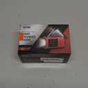 Emergency Weather Radio, 4000mAh NOAA Weather Alert Radio Solar Charging, Hand Crank & USB Charged, AM/FM with LED Flashlight, Reading Lamp, SOS Alarm, Headphone Jack for Outdoor Indoor (Red)