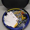 DEDC Snow Chains for SUV Tire Chains Compatible with Tesla MODEL Y Car 1 Min Quick Fit Chainsaw Reusable Universal Emergency Traction Chain Tire Width 215 225 235 245 255 275 - Set of 2 MS1520