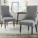 Liykimt Stretch Wingback Side Chair Slipcover-Accent Chair Cover Jacquard with Arm,Washable Upholstered Arm Dining Chair with Nailed Trim Protector for Dining Living Room