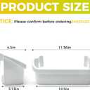 240334201 Refrigerator Door Shelf Bin Compatible with Frigidaire Kenmore, Replace AP2115843 891031 PS429846 FGEX26D6QF0 FFHS2611 Series FRS26H5ASBA and Kenmore 253 Fits Left Top Door Shelf