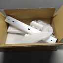 XIGOO Freestanding Vacuum Stand Holder Compatible with V15 Detect, V11 V10 V8 V7 V6 Cordless Vacuum Cleaners, Floor Docking Station Metal Organizer Bracket with 6 Hooks, White