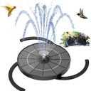 AISITIN 3.5W Solar Fountain for Bird Bath Upgraded 2026, Solar Water Fountain Kit with 3 Fixed Bracket & Multiple Nozzles & Storage Interface for Bird Bath, Garden, Courtyard, Pond, Pool and Outdoor (Black)