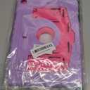 OKP Case for iPad 9th/ 8th/ 7th Generation 10.2 Inch (2021/2020/2019), Shockproof Rugged Heavy Duty i Pad 9 8 7 th Gen Protective 10.2'' Cover with Pencil Holder/Kickstand, Purple+Hot Pink