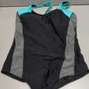 Aqua Eve Plus Size Swimsuits Athletic One Piece Bathing Suit for Women Tummy Control Slimming Swimwear, 16W