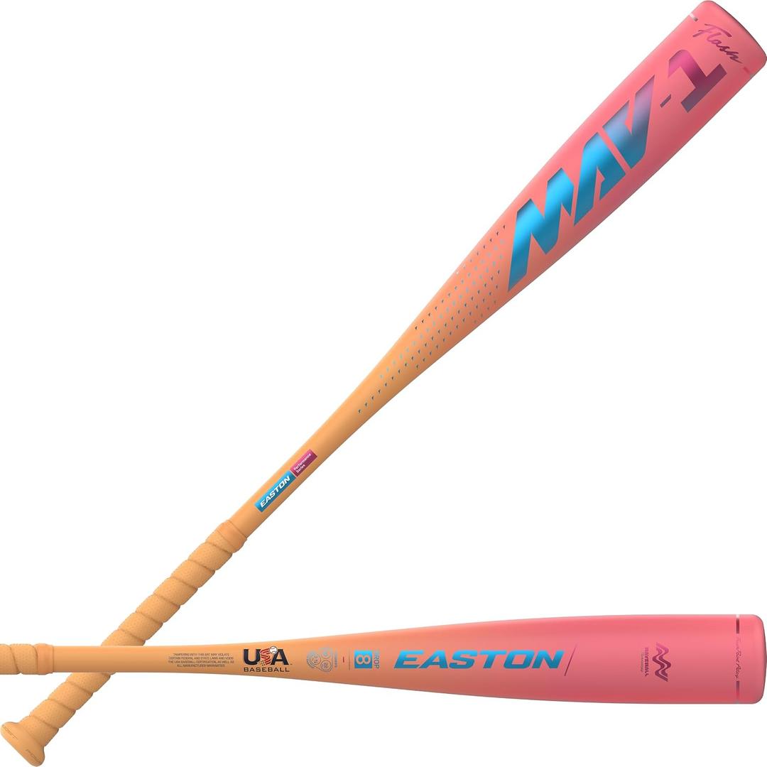 Easton | 2026 | MAV1 Flash Baseball Bat | USA | -8 Drop | 2 5/8" Barrel | 1 Pc. Alloy | 32 Inch