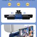 GOnavidio 12" Dual Car DVD Players with HDMI Input, Car TV Screen with Headphones, Mounting Brackets, Support Sync TV/Phone, USB/TF Card, MP4/MKV, Play Same/Different Movies, Dual Speakers, No Battery
