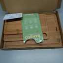 Bamboo Cutting Board for Kitchen, 3-Piece Set with Juice Grooves, Side Handles & Non-Slip Mats  Durable Bamboo Chopping Board for Meat, Vegetables and Fruits