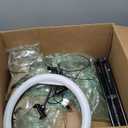 13" Selfie Ring Light with 63" Stand and 3 Phone Holder, 53 Lighting Modes, iPad Holder, Remote, Desk Tripod, RGB Ringlight for iPhone. Vlogging Circle Led Halo Light Photo Video Kit