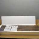 QEEIG Bathroom Shelves 36 inches Long Floating Shelf for Wall 36 x 9 inch Set of 2, Rustic Brown (008-90BN)