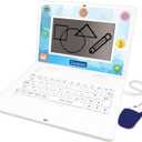 Lexibook - Bilingual and Educational Laptop English/Spanish - Toy for Children, 170 Activities to Learn Languages, Mathematics, Logic, Clock Reading, Play Games and Music, Large Screen - JC599i2