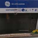 GE GCST16S1WBB Microwave Oven, 1,150-watt 8 Auto Cooking Settings, Child-Lock Technology, Kitchen Essentials for The Countertop, Dorm Room or Apartment, 1.6 Cu. Ft, Black