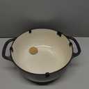 Lodge Manufacturing Company EC6D18 Enameled Dutch Oven, 6 qt, Midnight Chrome